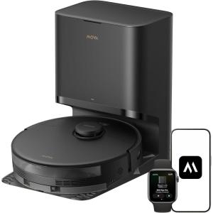image:imageMova E40 Ultra Robot Vacuum and Mop 19000Pa Suction Extenable amp Liftable Mop AllinOne Station AutoEmpty Auto Washing amp Hot Air Drying 360Obstacle Avoidance App amp Voice ControlE30 Pro Plus