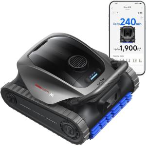image:imageMova Rover X10 Cordless Robotic Pool Cleaner 7in1 Cleaning AquaScan LDS Mapping amp Precise PoolNavi Smart Surface Parking 10000 GPH Suction EdgeDrive Brush Skimmer with Realtime App ControlDiver A10