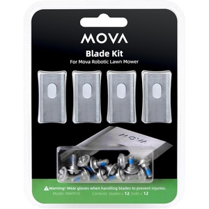image:imageMova Robot Lawn Mower Blade Kit for LiDAX Ultra 100020003000AWD Blade 12pcs Bolt 12pcs Quick Replacement